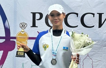 Спортсмена завоевала серебро 