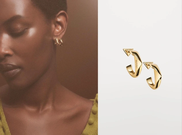 Вещь дня: комплект украшений Prada Eternal Gold, который можно купить в Казахстане