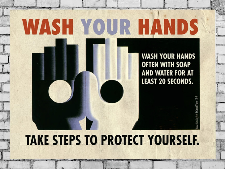 Дизайнеры против коронавируса: серия винтажных плакатов (фото 0)