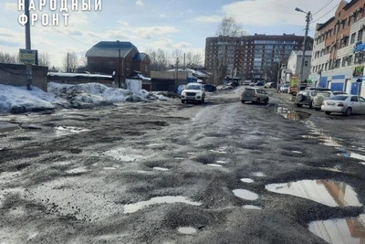 Томичи сравнили Мариинский переулок с лунным пейзажем