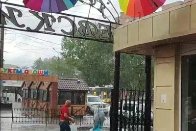 Майская гроза обрушилась на Воронеж