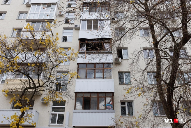 После взрыва в квартире началось возгорание | Источник: Алексей Волхонский / V1.RU