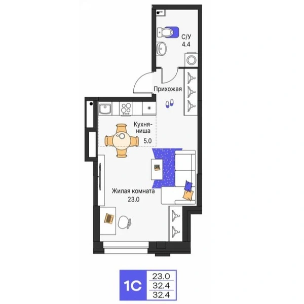 Это планировка квартиры | Источник: realty.yandex.ru