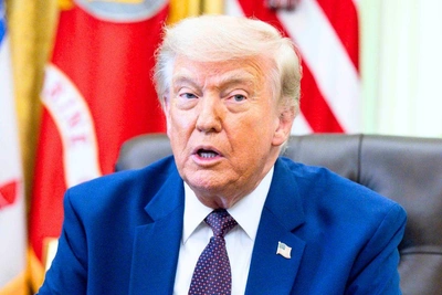 Трамп уплетает фастфуд на финале НБА
