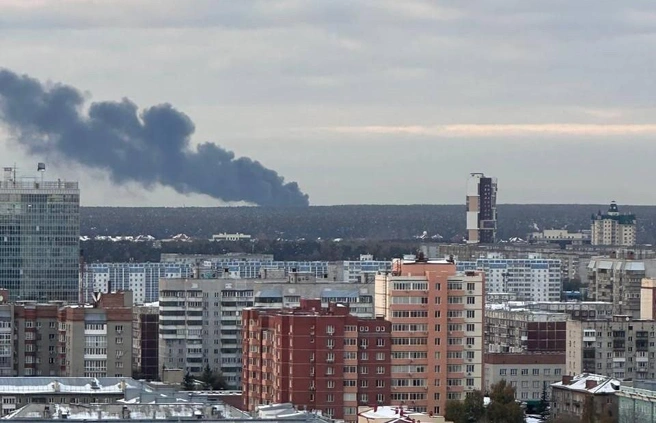 Об источнике пожара пока ничего не известно | Источник: Читатель НГС