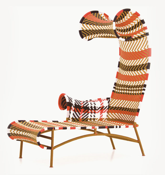 Шезлонг Shadowy, дизайн Торда Бонтье для Moroso, www.moroso.it