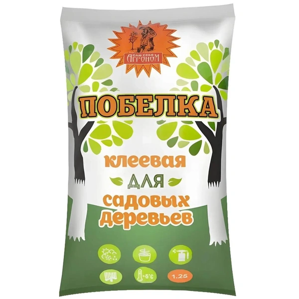 Побелка клеевая для садовых деревьев и кустарников