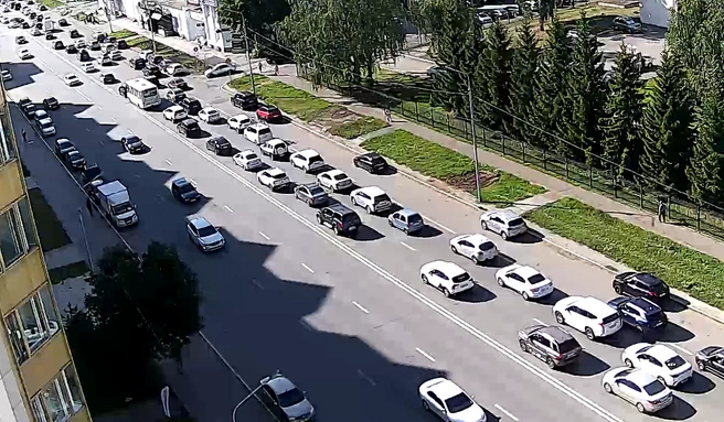 Потом они все поедут обратно такой же толпой | Источник: maps.ufanet.ru