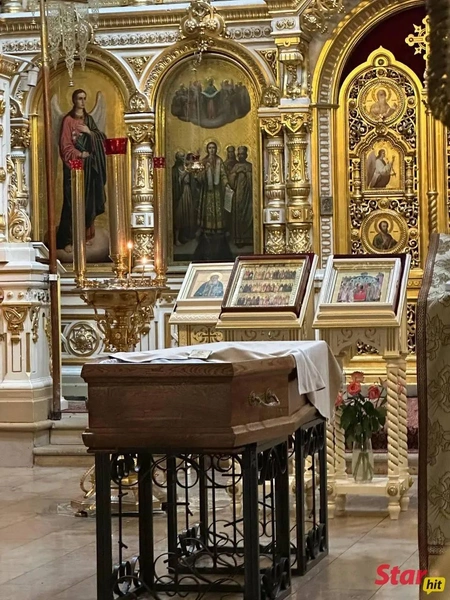 Отпевание прошло в храме Воскресения Словущего