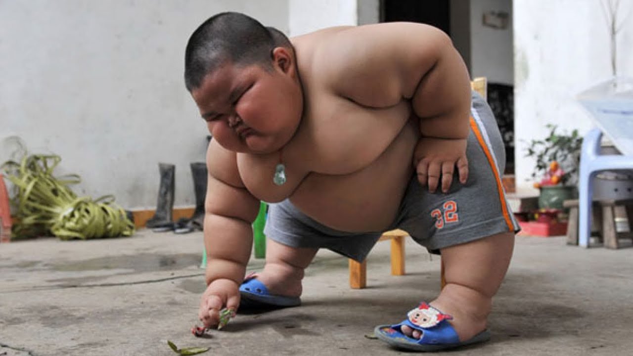 Лу Хао самый толстый ребенок в мире