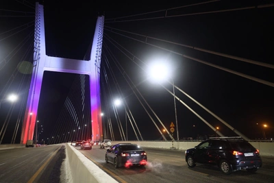 В Новосибирске открыли рабочее движение по четвертому мосту