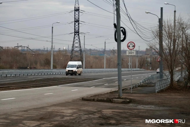 Северный мост&nbsp;— важная дорожная артерия | Источник: Наталья Зайцева / MGORSK.RU