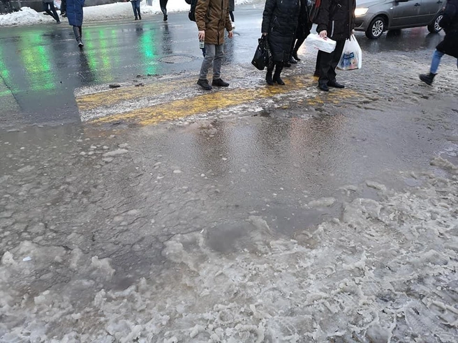 Пешеходный переход на улице Кирова