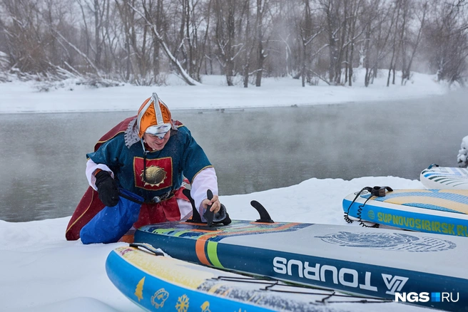 Сапсерфинг&nbsp;— популярное развлечение у новосибирцев | Источник: Александр Ощепков / NGS.RU