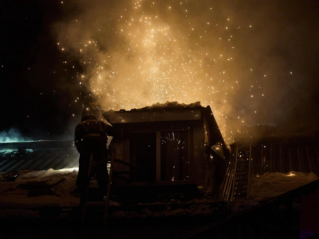 Очаг возгорания находился на втором этаже