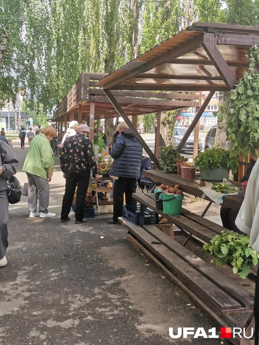 Торговая точка на пересечении улиц Айской и Революционной | Источник: Лейсан Загитова / UFA1.RU