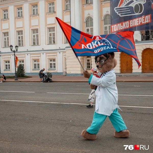 Мишка тоже в деле  | Источник: Александр Куренной / 76.RU