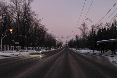 На проспекте Ленина в Томске начали ямочный ремонт