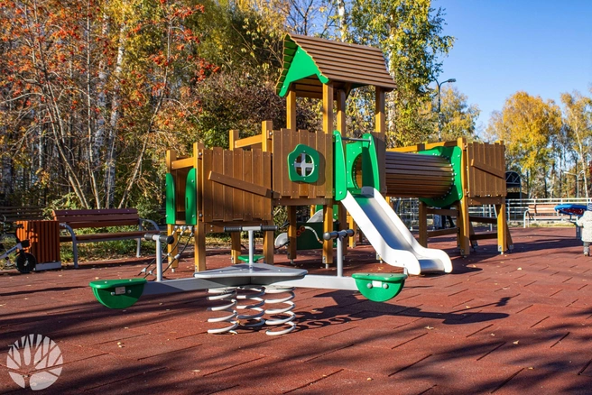 Площадка выполнена по всем нормам безопасности, отмечает мэр | Источник: Максим Кудрявцев / Telegram