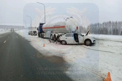 Infant Killed in Collision with Fuel Truck on Moscow-Ufa Highway