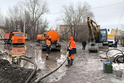 Десятки домов в Красноярске без воды из-за коммунальной аварии