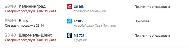 Пассажирам приходится ждать | Источник: «Яндекс. Расписание»
