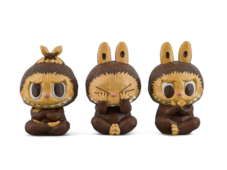 Three Wise Labubu