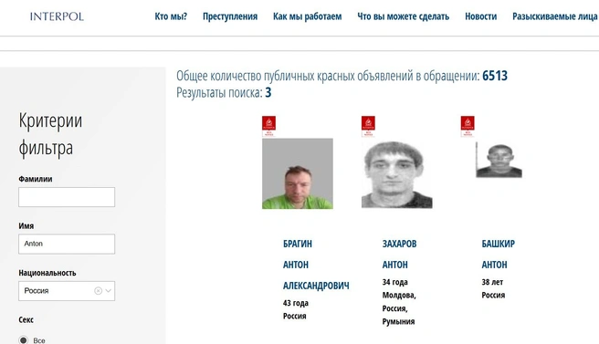 Источник: interpol.int