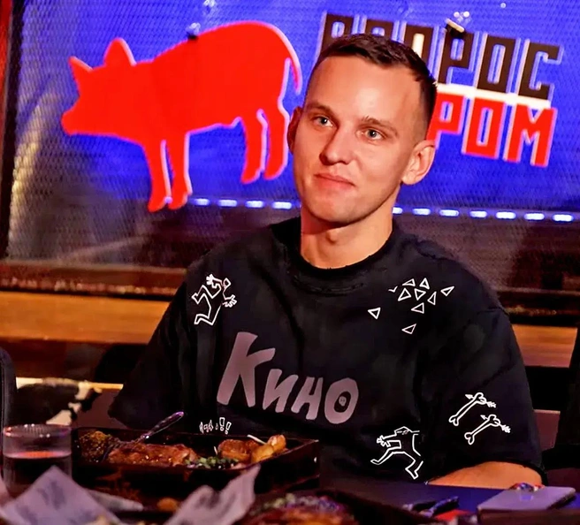 Бывший муж Складчиковой&nbsp;— Антон Слепец | Источник: шоу «Вопрос Ребром» / канал Gazgolder