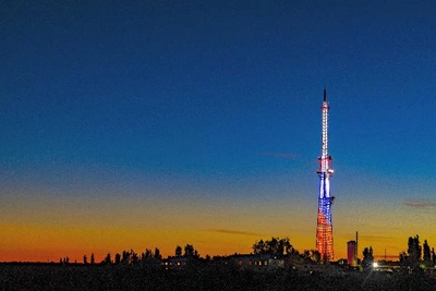 Саратовская телебашня подсветят в цвета триколора