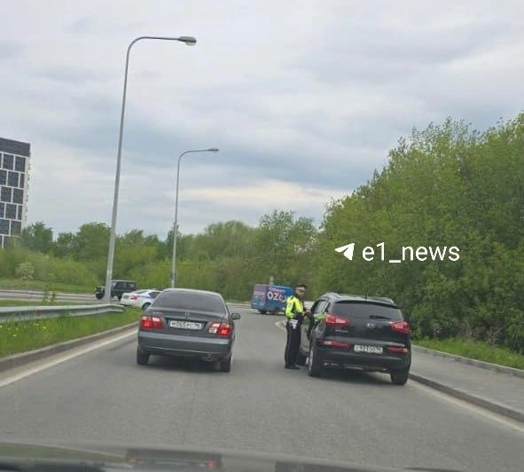 В ГИБДД заявили, что автоинспекторы ловили нарушителя без водительских прав | Источник: читатель E1.RU