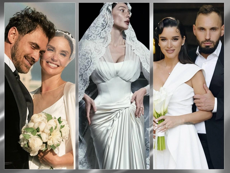 Бородина и Сердюков поженились всем назло, Муцениеце и Дранга — в ожидании ребенка: главные звездные свадьбы 2025 года