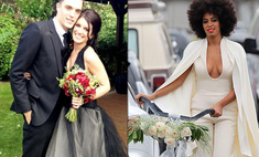Самые необычные свадебные наряды звезд, которые сразили наповал женихов и fashion-критиков