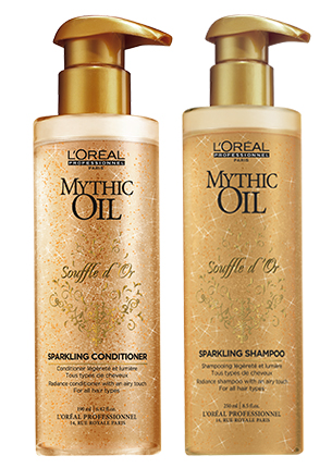 Средства по уходу за волосами с золотыми блестками Mythic Oil Souffle d'Or, L'Oréal Professionnel