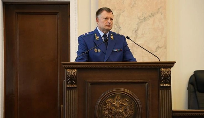 Прокурор региона Сергей Табельский | Источник: пресс-служба Законодательного собрания Краснодарского края