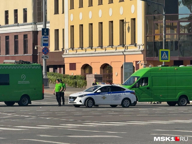 Для проведения забега в центре Москвы перекрыли десятки улиц | Источник: Читатель MSK1.RU
