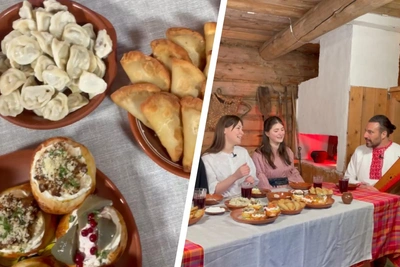 Ведущий «Поедем, поедим!» отведал коми-пермяцкие блюда