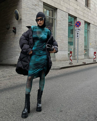 Фото №3 - С чем носить балаклаву зимой 2022: показывает фэшн-блогер Карина Нигай