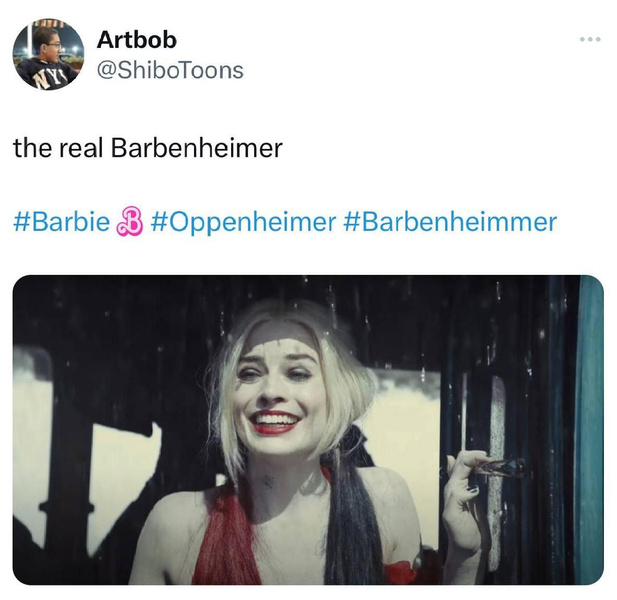 «Барби» против «Оппенгеймера»: 20 смешных мемов о битве двух самых ожидаемых фильмов 2023