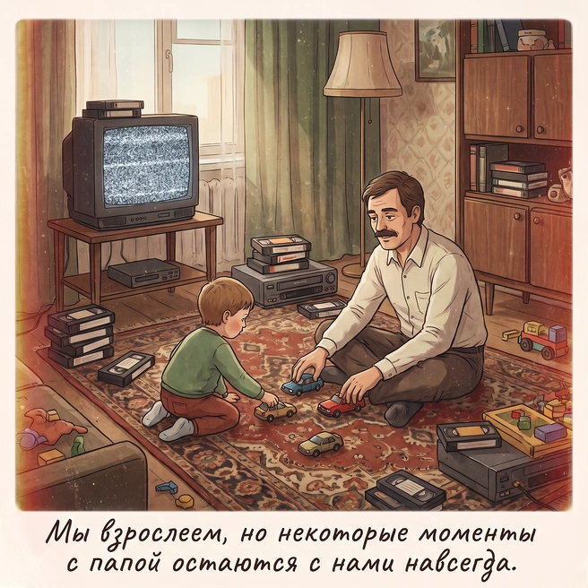 С Днем отца! Твоя мудрость, доброта и поддержка&nbsp;— это то, что делает меня счастливым человеком | Источник: Городские медиа