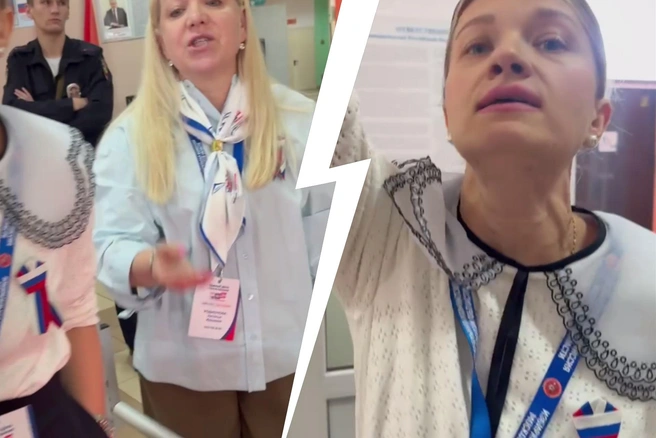 В подмосковном Долгопрудном наблюдателя и журналиста выгнали с участка в единый день голосования из-за прописки в Воронежской области | Источник: соцсети