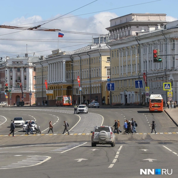О праздновании Дня Победы на площади Минина почти ничего не напоминает  | Источник: Наталья Бурухина / NN.RU