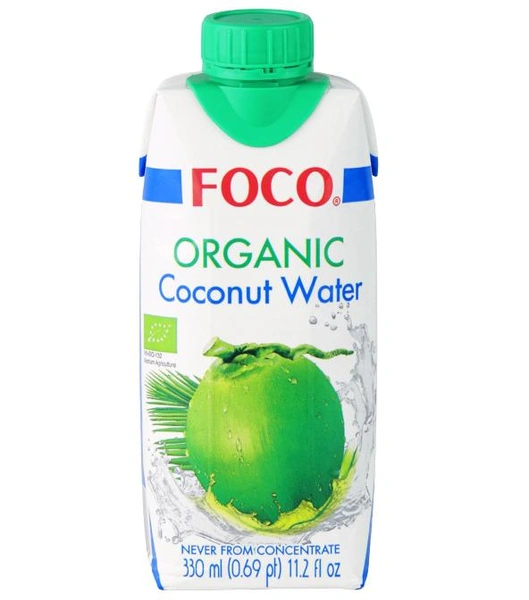 Вода кокосовая FOCO Organic, без сахара