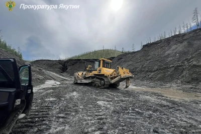 Золотодобытчик загрязнил реку в Оймяконском районе