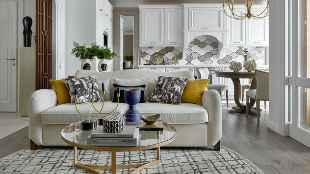 Milk&Honey: квартира 56 м² в теплой молочной гамме