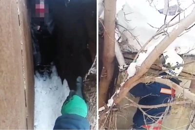 10-летний мальчик застрял между гаражами в Новосибирске