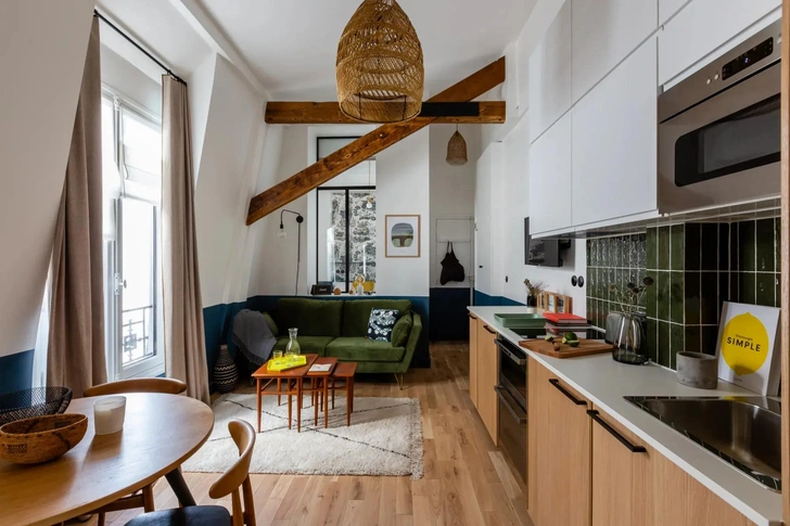 Маленькая квартира 33 м² в Париже | Источник: Агата Тиссье