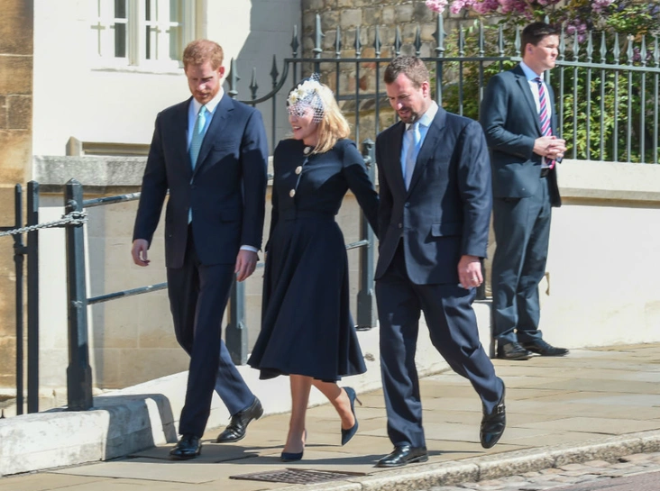 Принц Гарри на пасхальной службе, 21 апреля 2019