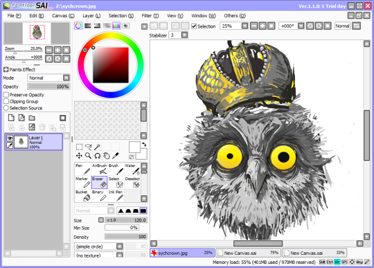 Источник: Сайт Paint Tool SAI