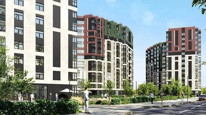 ЖК «Мармелад» на улице Туполева&nbsp;— одни из самых дешёвых квартир | Источник: rzv.ru